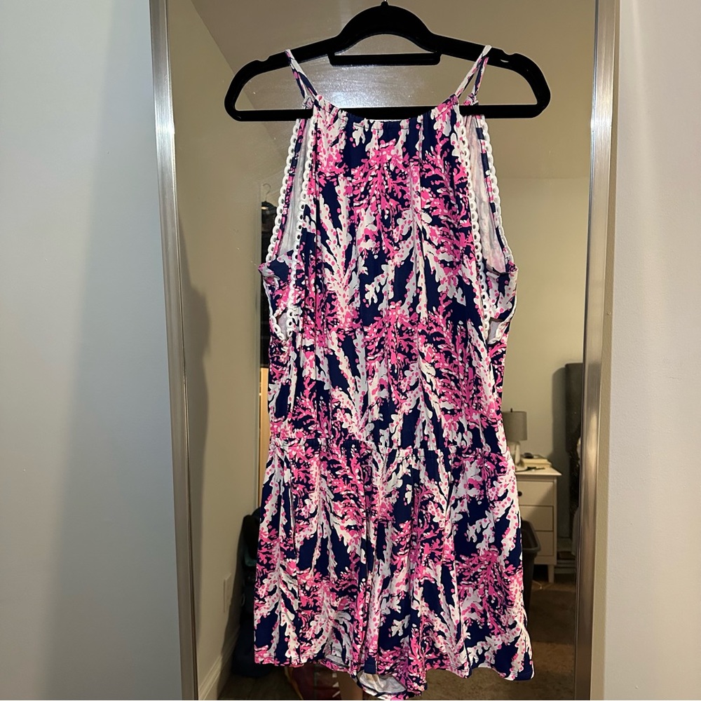 Lilly Pulitzer romper with pockets!